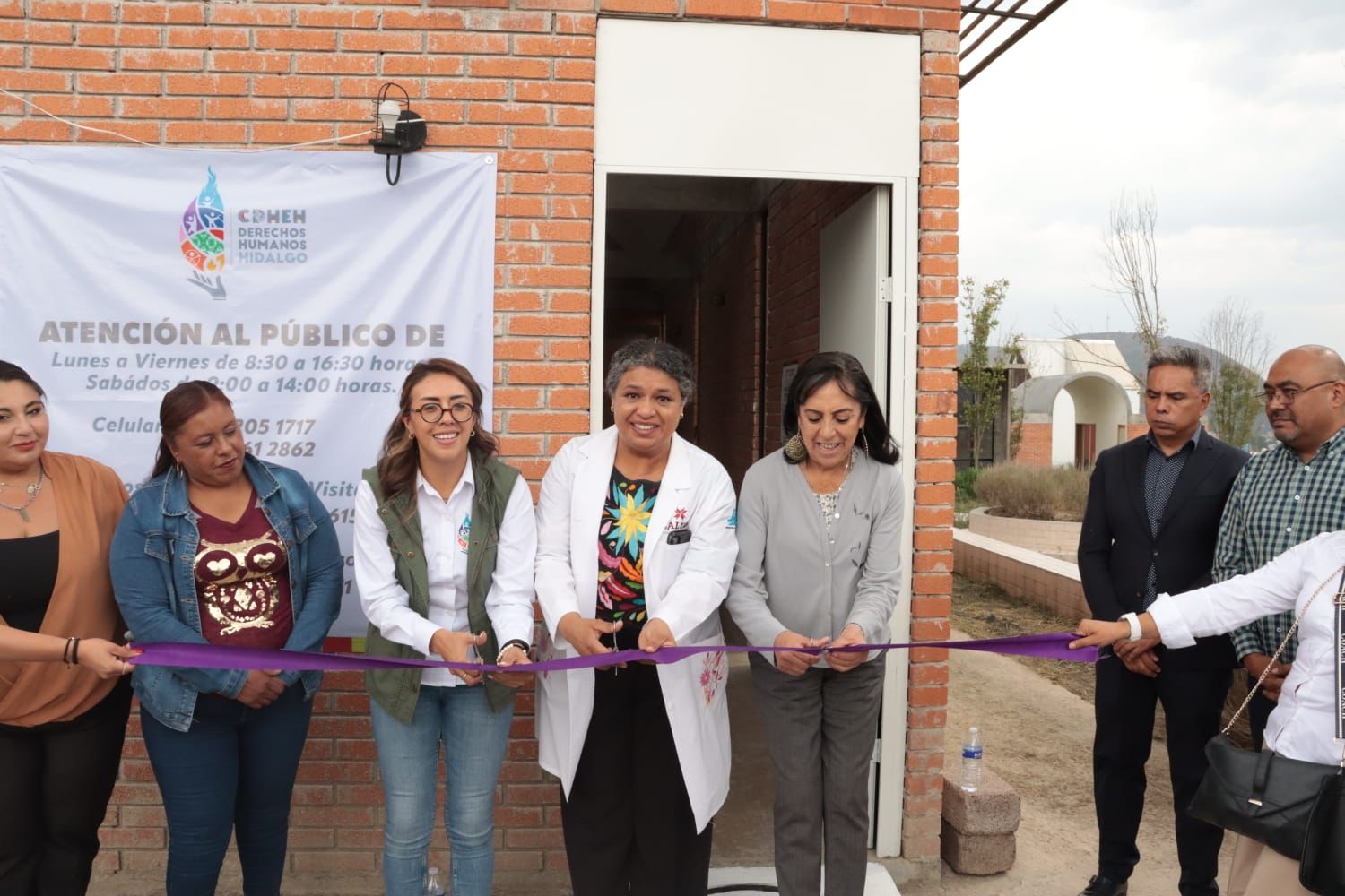 La CDHEH inauguró las nuevas instalaciones de la Visitaduría Regional de Apan.
